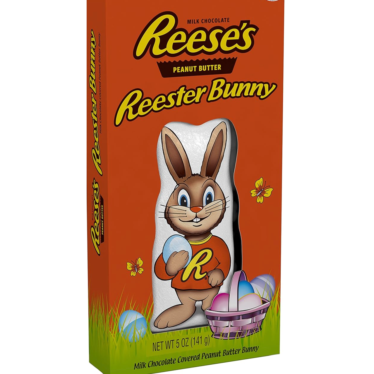 Sienna Reese’s Peanut Butter Reester Bunny Milk Chocolate Covered Peanut Butter Easter Bunny 141 grams