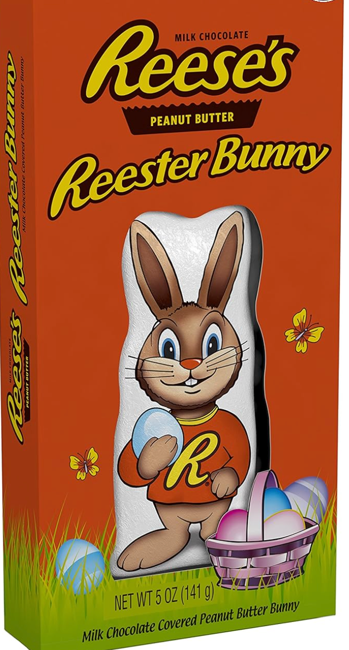 Reese’s Peanut Butter Reester Bunny Milk Chocolate Covered Peanut Butter Easter Bunny 141 grams