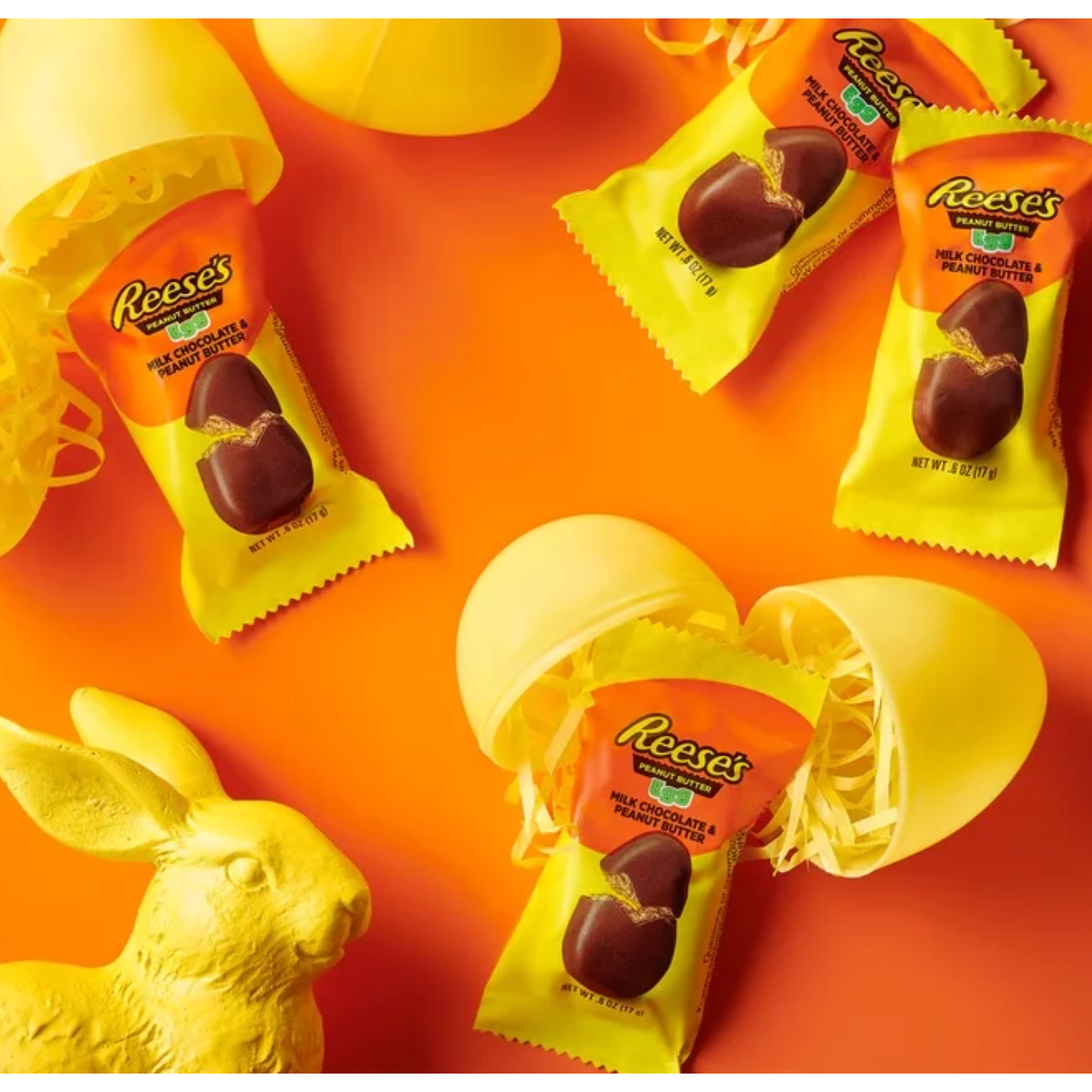 Dark Orange Reese’s Peanut Butter Eggs Snack Size 272 grams
