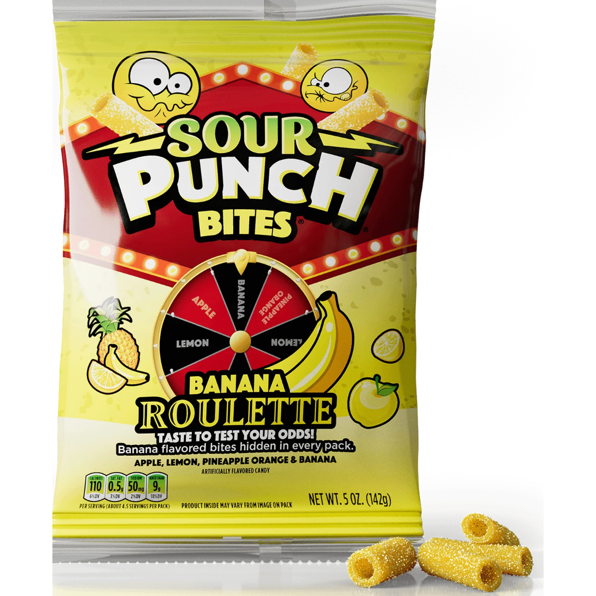 White Smoke Sour Punch Bites Banana Roulette