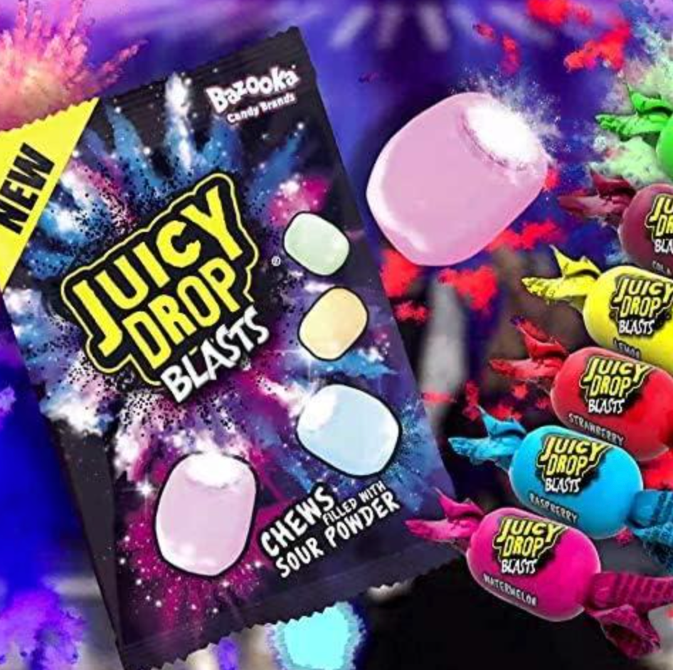 Bazooka Juicy Drop Blasts 120g