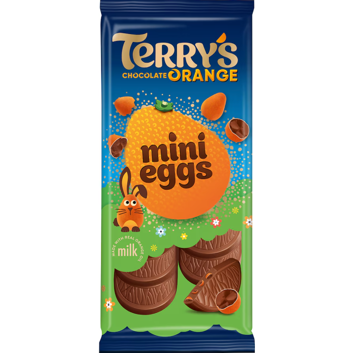 Midnight Blue Terry's Chocolate Orange Mini Eggs Bar 90g