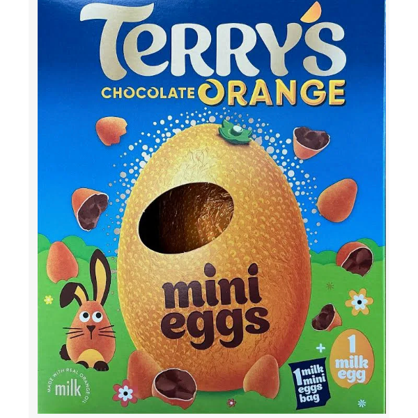 Midnight Blue Terry's Chocolate Orange Easter Egg with Mini Eggs 200g