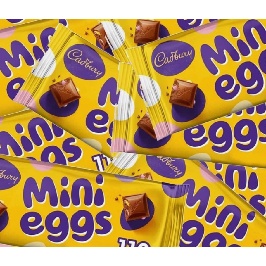 Orange Cadbury Mini Egg Bar 110g