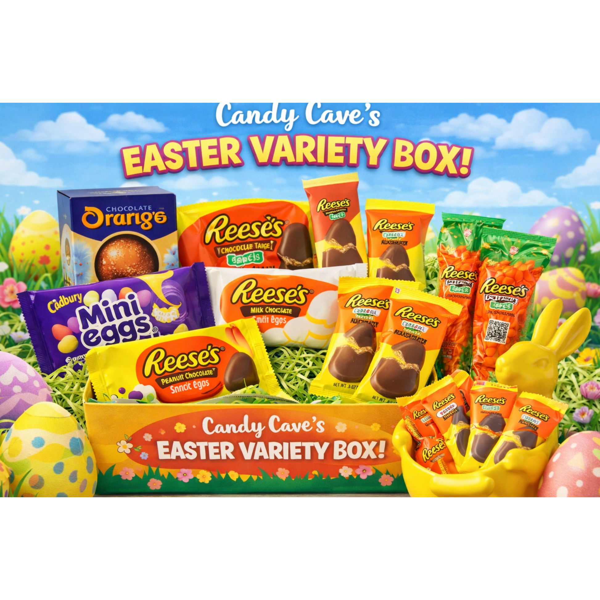 Light Sky Blue Easter Variety Box