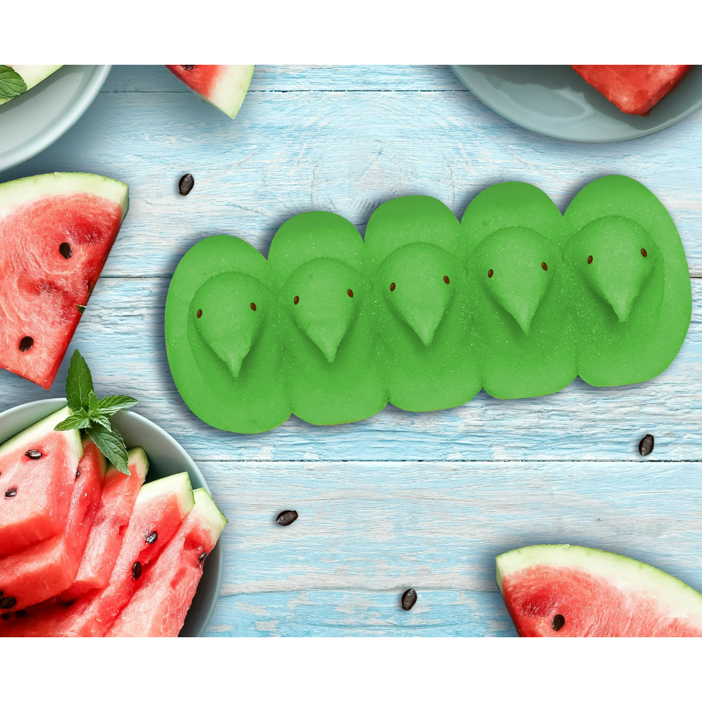 PEEPS Sour Watermelon Marshmallow Chicks 10 Count