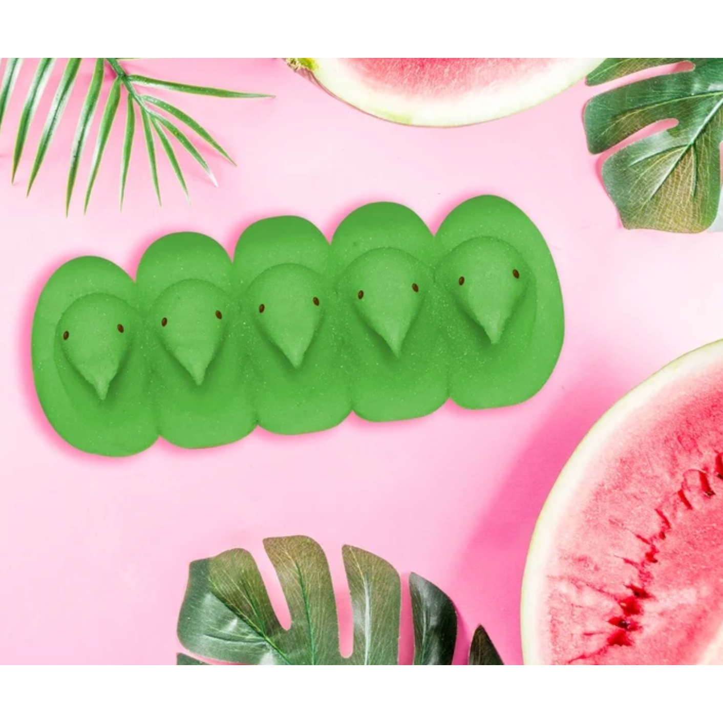 PEEPS Sour Watermelon Marshmallow Chicks 10 Count