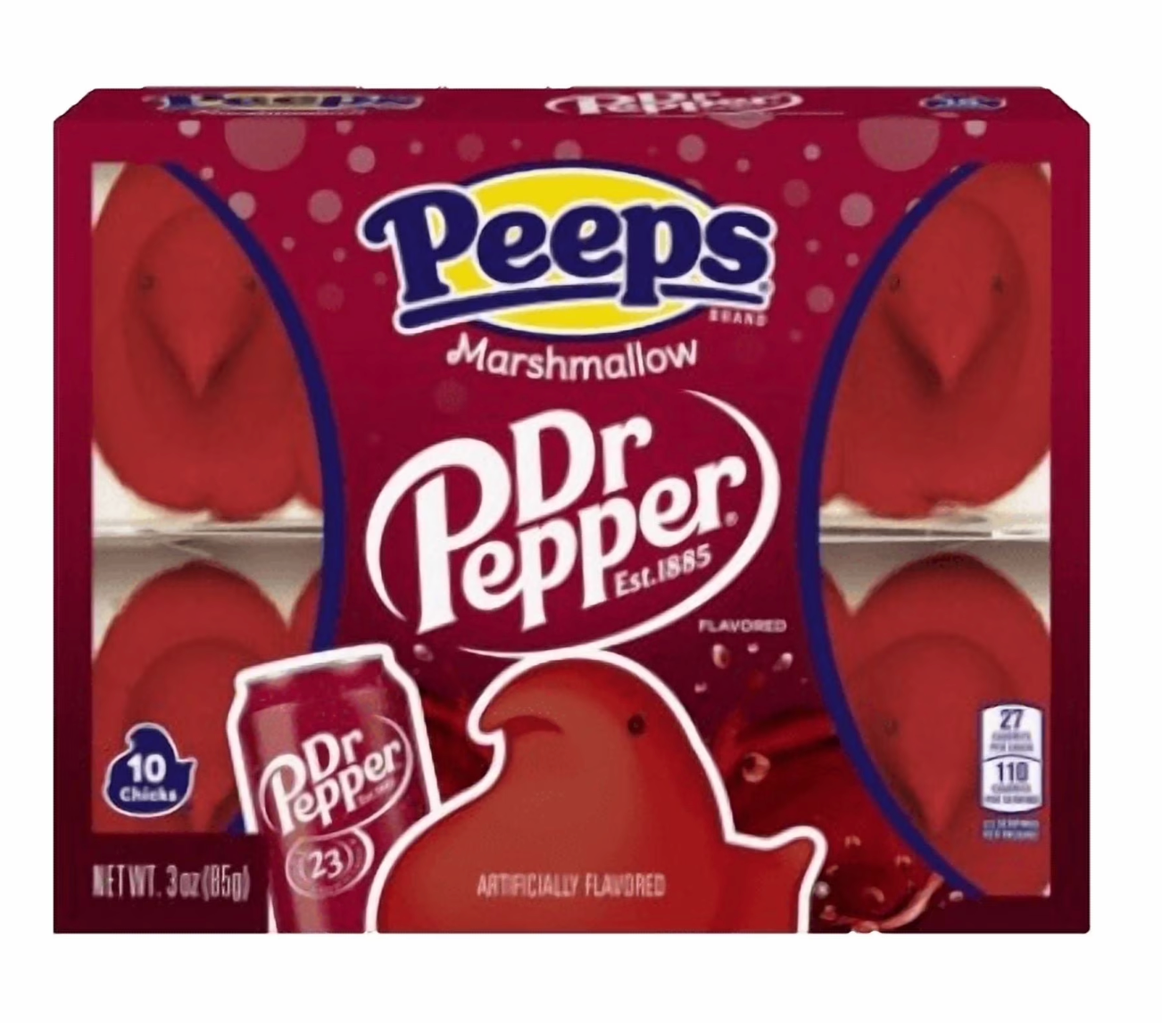 PEEPS Dr Pepper Marshmallow Chicks 10 Count