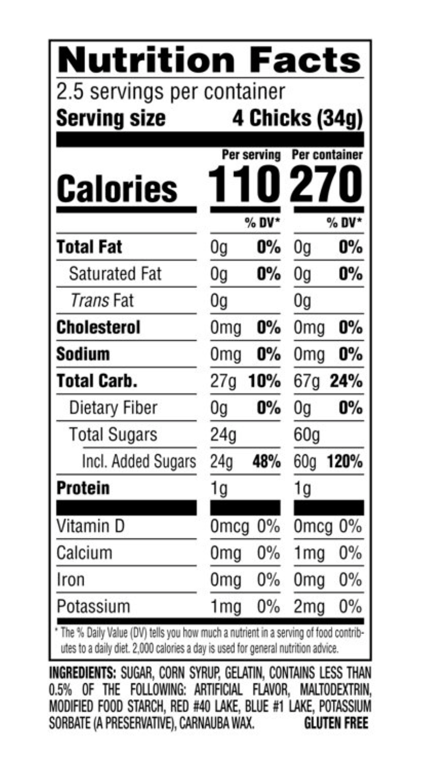 PEEPS Dr Pepper Marshmallow Chicks 10 Count