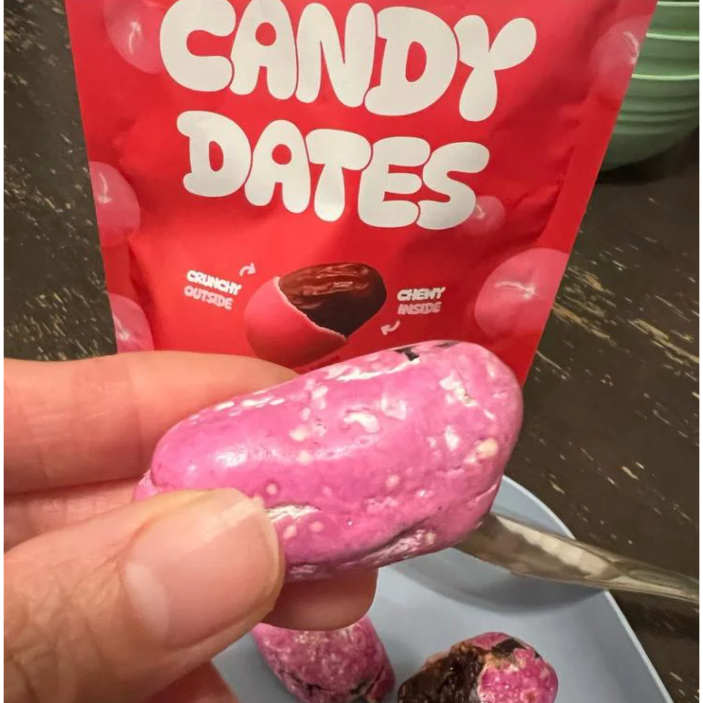Smood Sweets Fizzy Bubble Gum Dates 100 g
