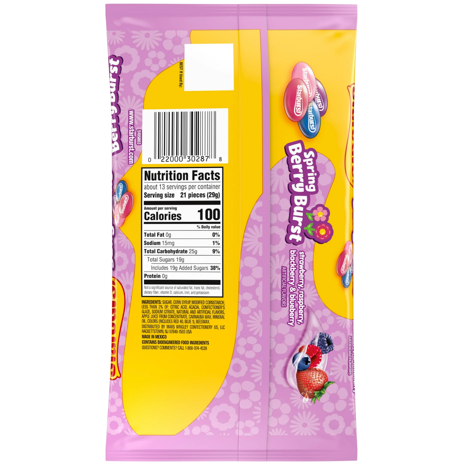 Spring Berry Burst Candy Jelly Beans 14 oz
