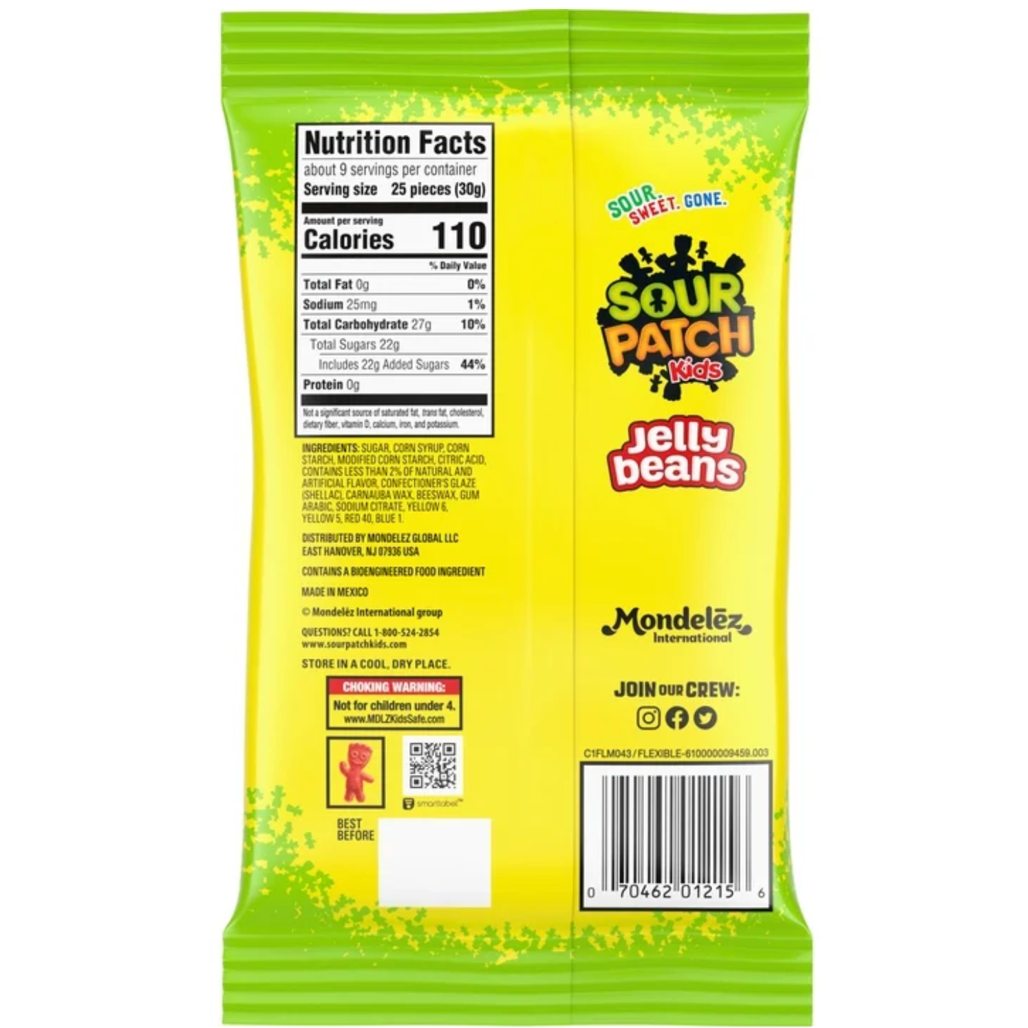 Sour Patch Kids Soft Sour Candy 14 oz