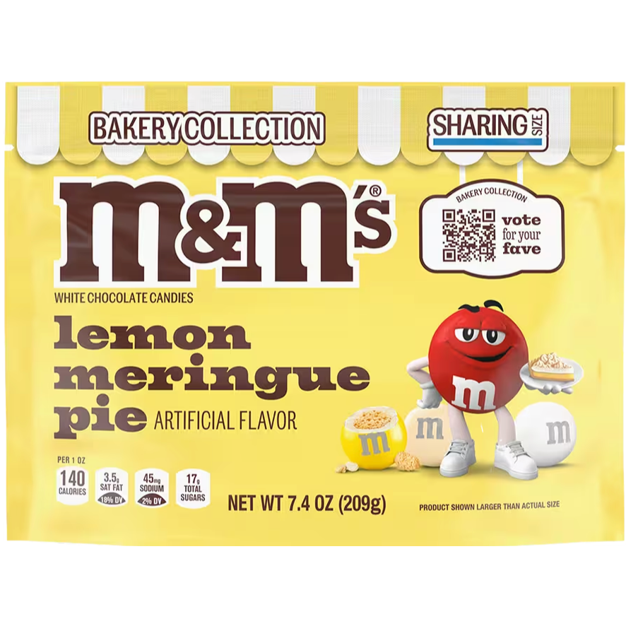 M&M’s White Chocolate Lemon Meringue Pie Candy