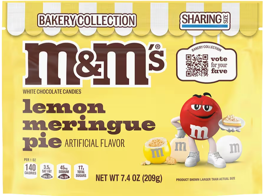 M&M’s White Chocolate Lemon Meringue Pie Candy