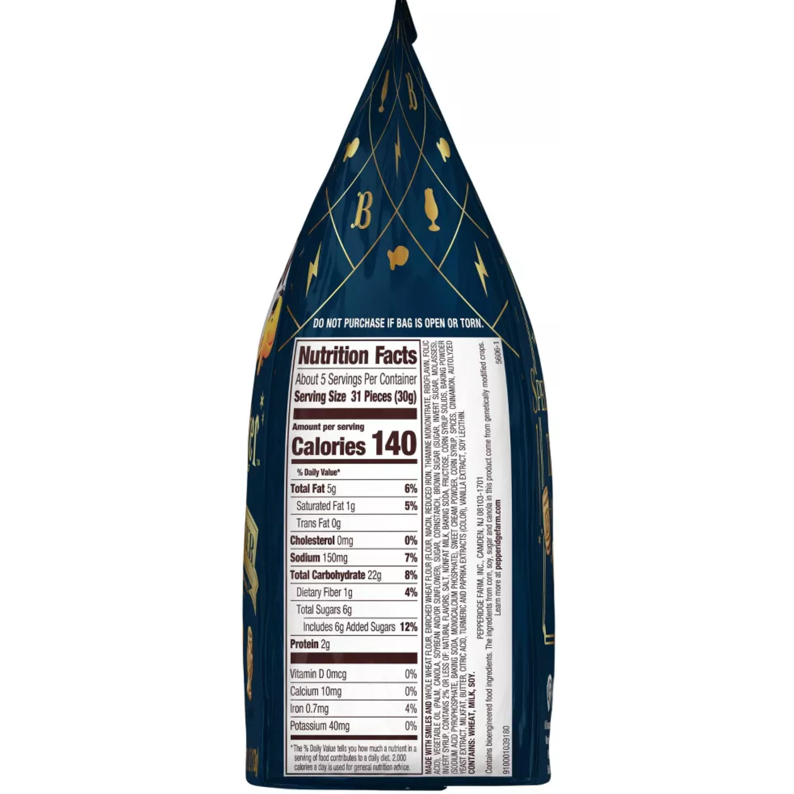 Twin Pack Goldfish Harry Potter Butterbeer Graham Cookies 6.6 oz