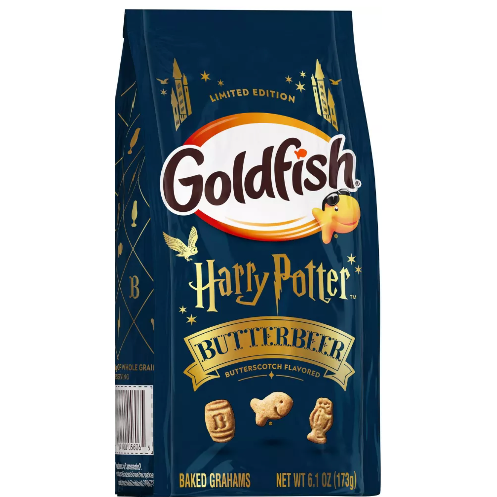 Twin Pack Goldfish Harry Potter Butterbeer Graham Cookies 6.6 oz