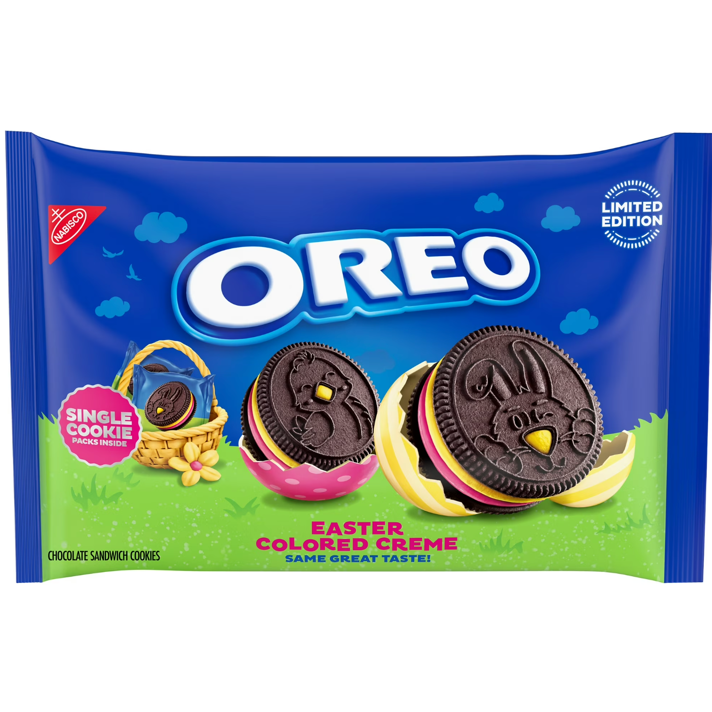 Twin PackOreo Easter Coloured Creme Cookies
