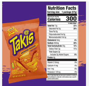 Takis Intense Nacho Cheese 280g