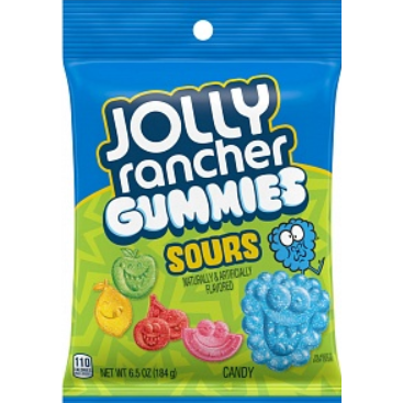 Dodger Blue Jolly Rancher Gummies Sours 184g