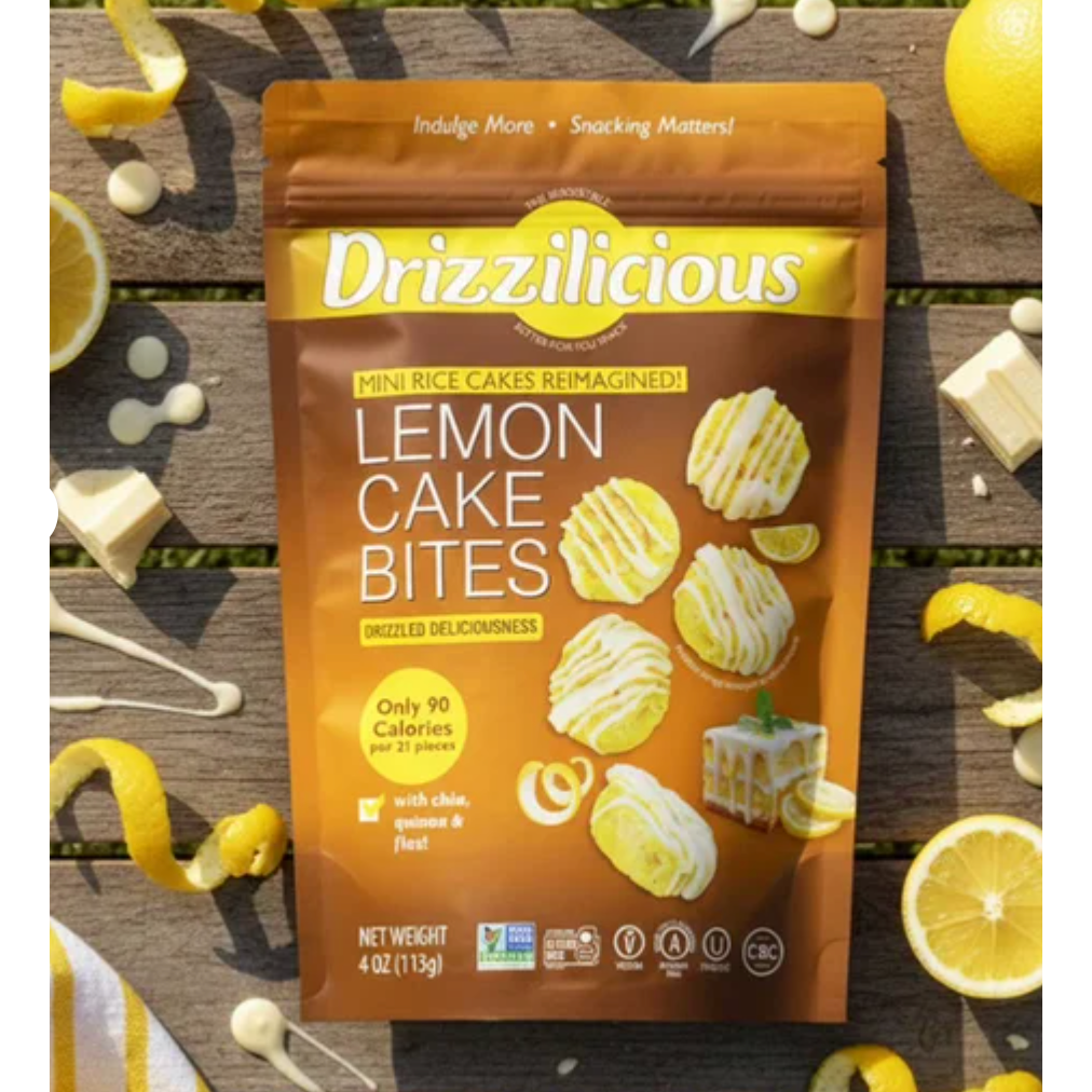Drizzilicious Lemon Cake Rice Cakes 8 oz