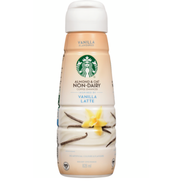 White Smoke Starbucks Vanilla Latte Non-Dairy Coffee Creamer – Smooth, Creamy & Plant-Based