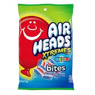 Airheads Xtreme Bites Blue Raspberry Peg Bag (170g)