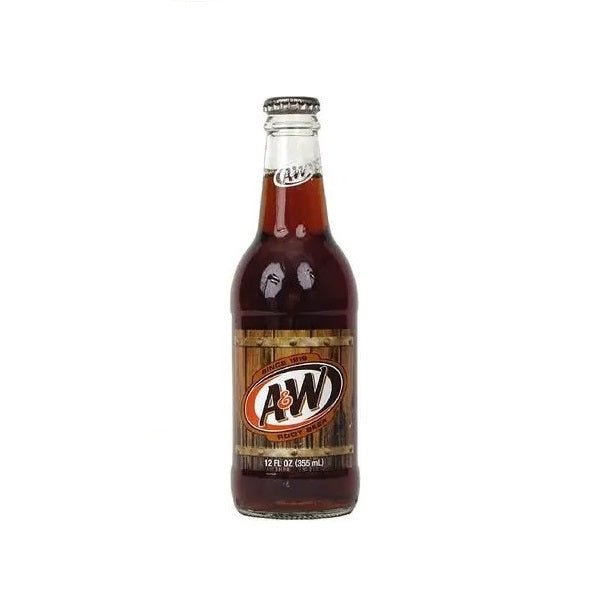 A&W Root Beer Soda Glass Bottle 355ml