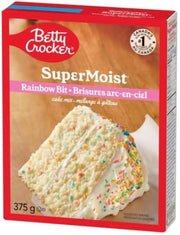 Betty Crocker Super Moist Rainbow Cake Mix (Canada) 375g