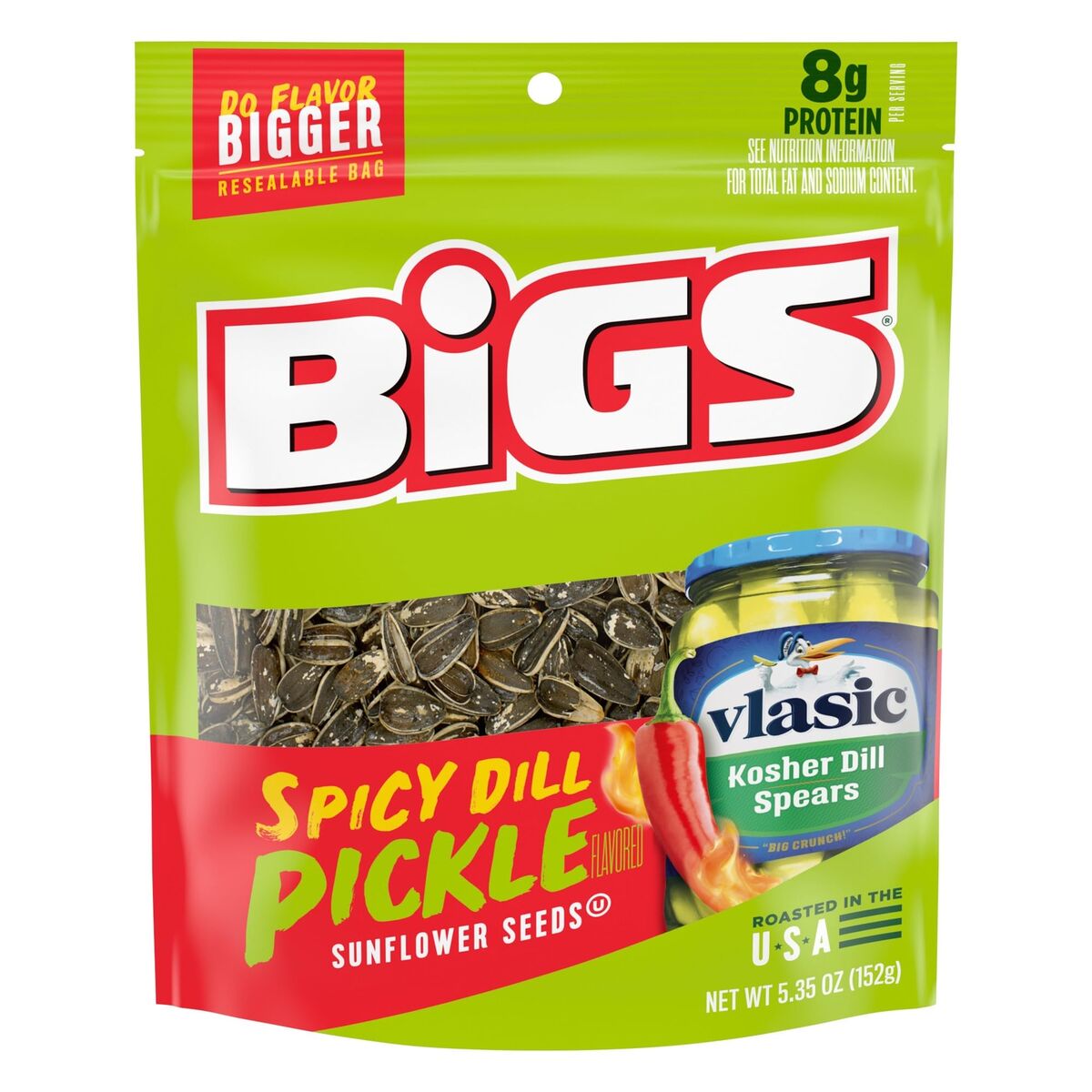 Big's Sunflower Seeds Vlasic Spicy Dill Pickle 152g