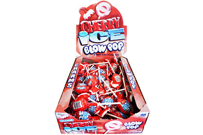 Blow Pop Lollipop Cherry Ice