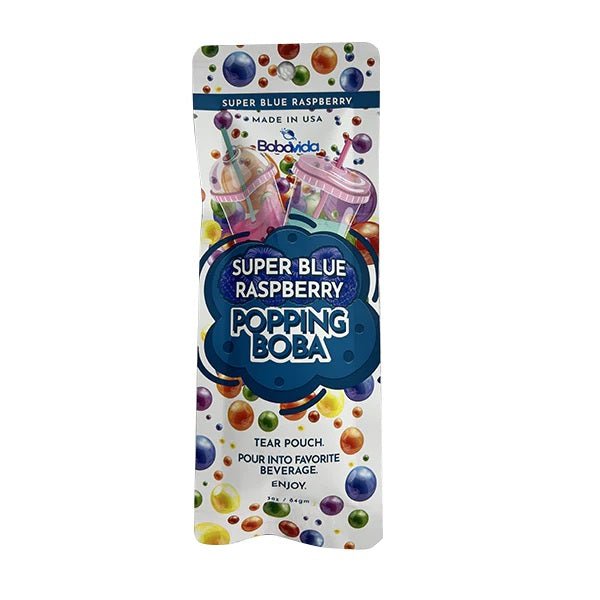 Boba Vida Super Blue Raspberry Popping Boba 84g