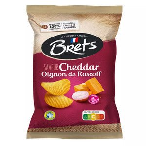 Bret’s Cheddar & Roscoff Onion Crisps 125g (France)