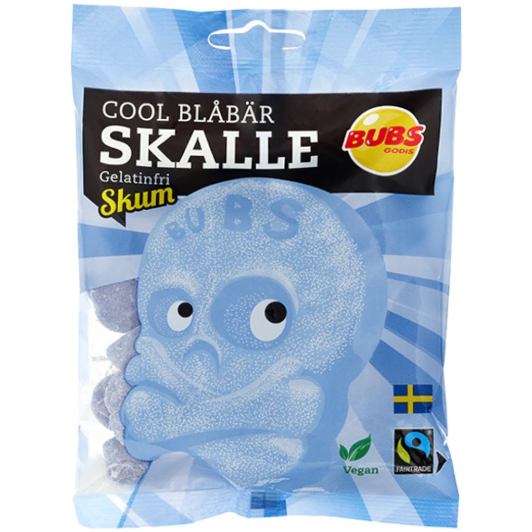 Bubs Skulls Foam Cool Blueberry (Sweden) 90g