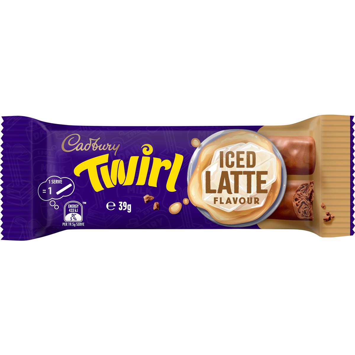 Cadbury Twirl Iced latte Flavour (Australian Import) 39g – Candy Cave