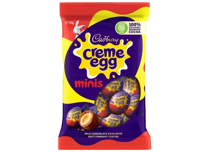 Cadbury's Creme Egg Minis (Australian Import) 110g Best Before JUNE 2024