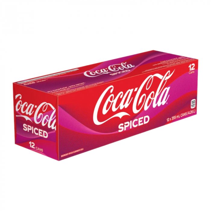 Case of Coca-Cola Raspberry Spiced 12 x 355ml