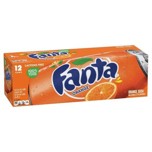 Case of Fanta Orange Soda 355ml