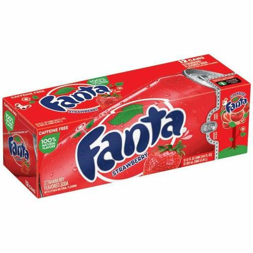 Case of Fanta Strawberry Soda 12x355ml