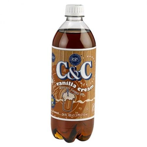 C&C Soda Vanilla Cream 710ml Best Before April 2024