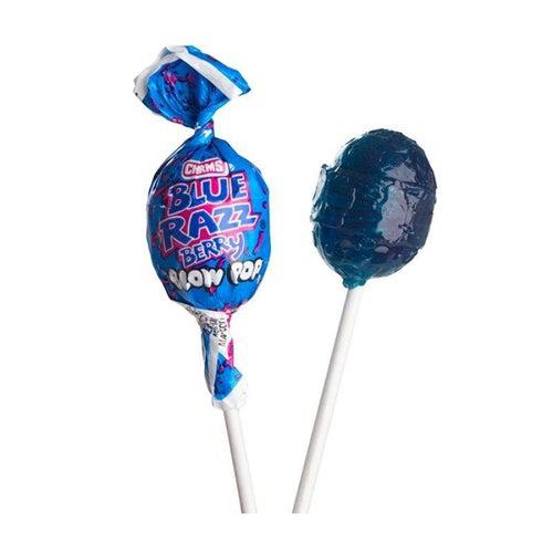 Charms Blowpops Blue Razz Berry 18g