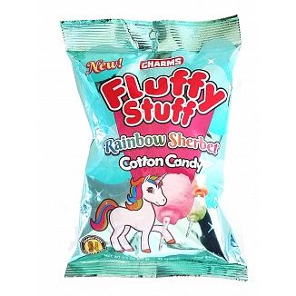 Charms Fluffy Stuff Rainbow Sherbet Candy Floss (60g)