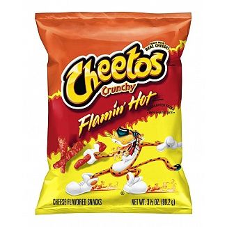 White Smoke Cheetos Crunchy Flamin Hot 99g