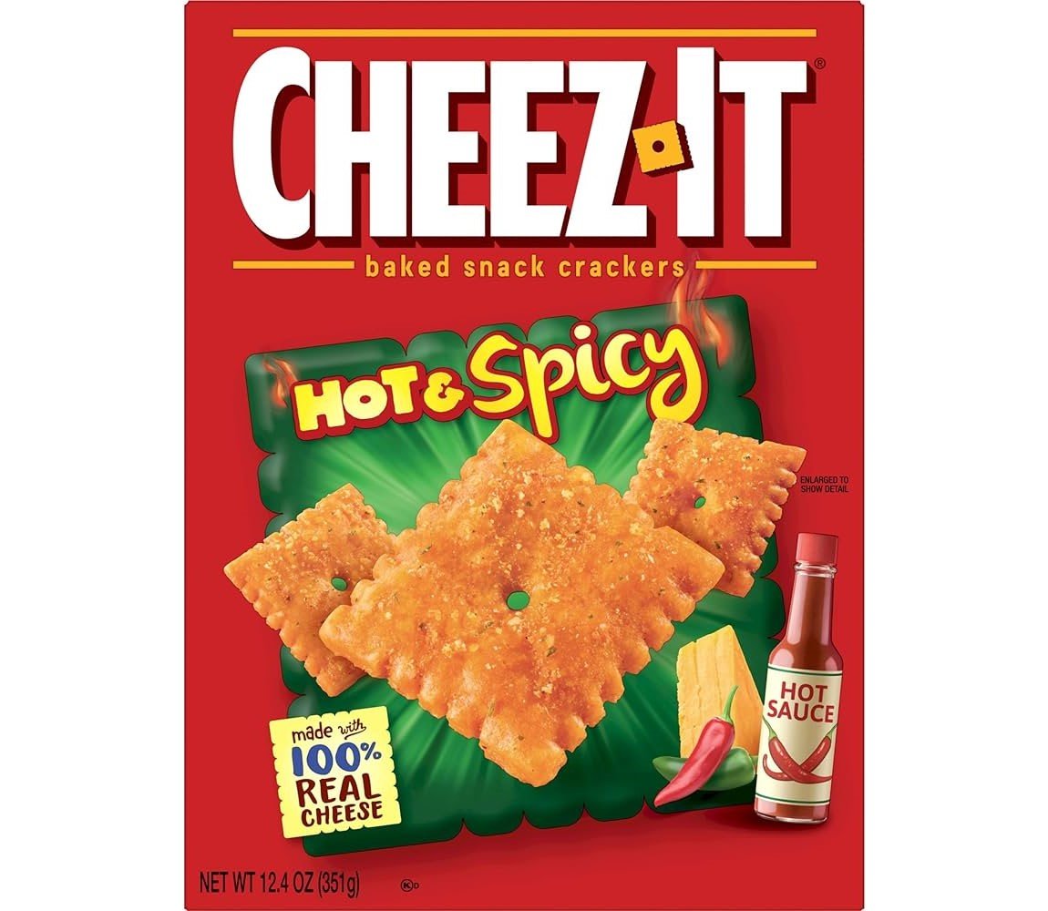 Cheez It Crackers Hot & Spicy 200g (Canada)