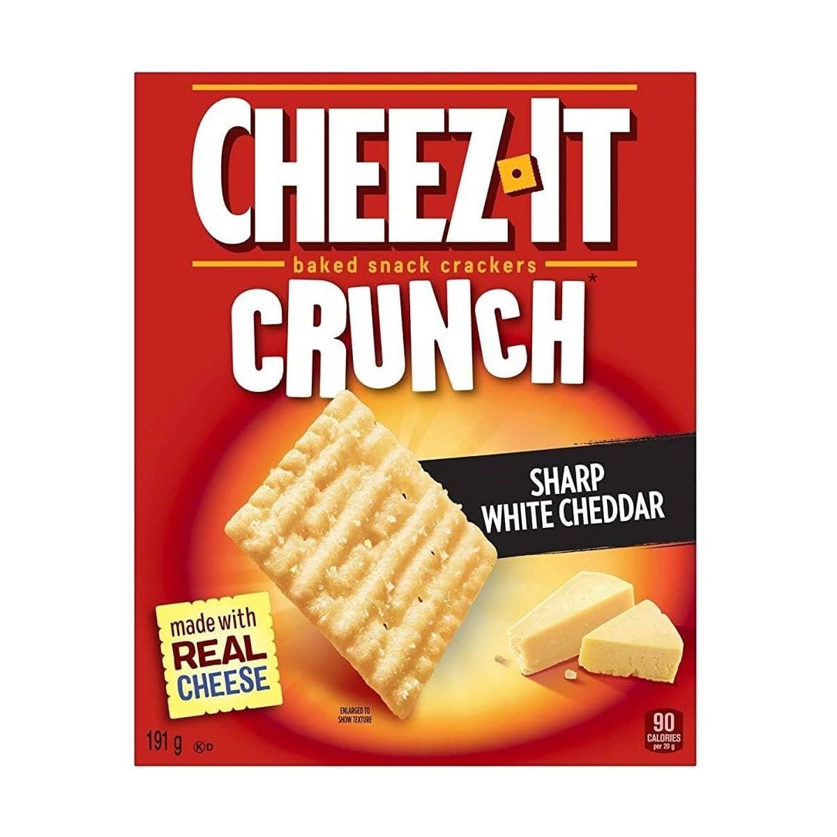 Seashell Cheez It Crunch Sharp White Cheddar 191g