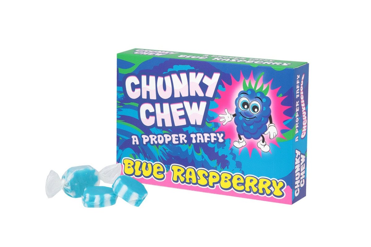 Chunky Chew Blue Raspberry 100g