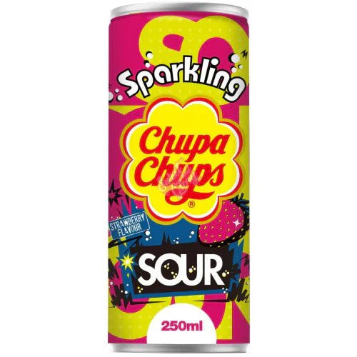 Chupa Chupa Sparkling Sour Strawberry Flavour 250ml