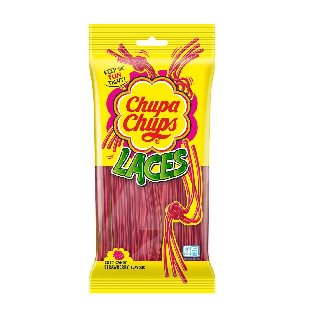 Chupa Chups Strawberry Laces 90g