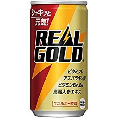 Coca-Cola Real Gold Energy Drink Japan 190ml (Damaged Can)