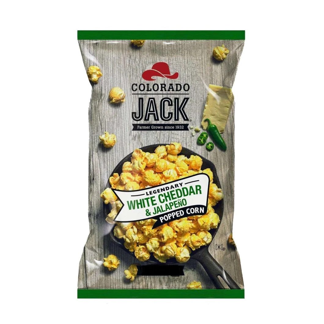 Colorado Jack White Cheddar and Jalapeno Popped Corn 57g Best Before (28/07/24)