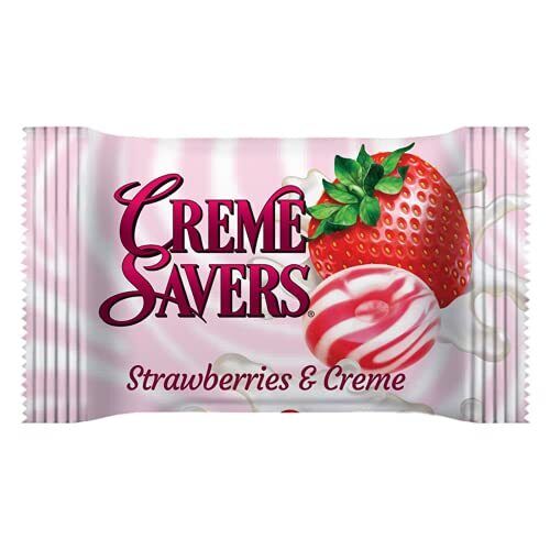 Creme Savers Strawberries and Creme Single